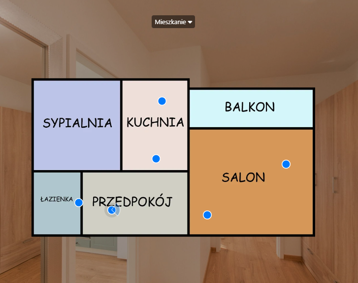 Plan mieszkania 360°